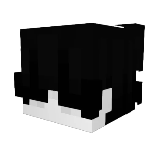 voidflowerr Minecraft avatar head, 3D render
