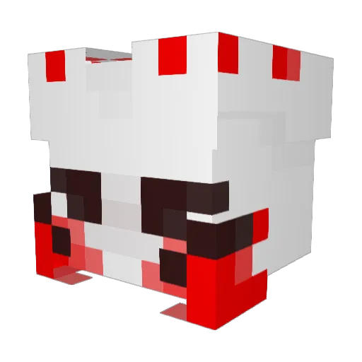 voidfruits Minecraft avatar head, 3D render