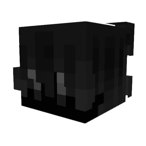 voidnyx_ Minecraft avatar head, 3D render