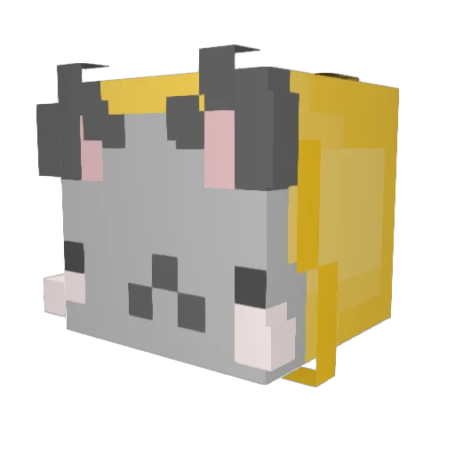 voidoxa Minecraft avatar head, 3D render