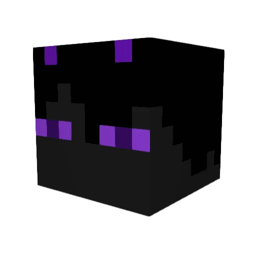 voidpk Minecraft avatar head, 3D render