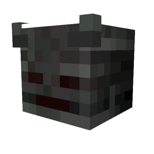 voidrises Minecraft avatar head, 3D render