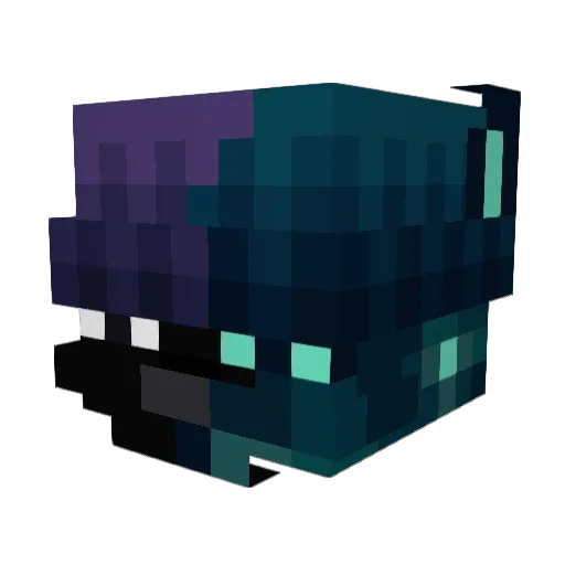 voidsh Minecraft avatar head, 3D render