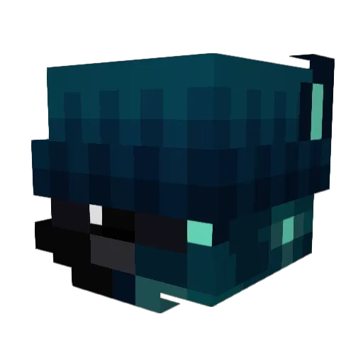 voidsh Minecraft avatar head, 3D render