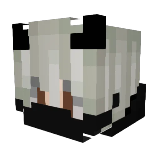 voidshadow12 Minecraft avatar head, 3D render