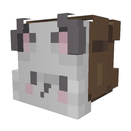 voidstarlover194 Minecraft avatar head, 3D render