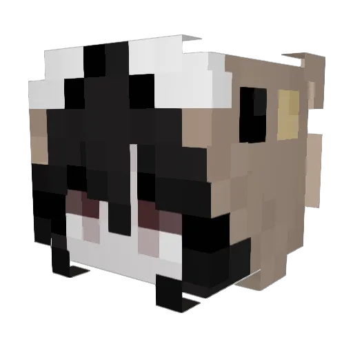 voidvc Minecraft avatar head, 3D render