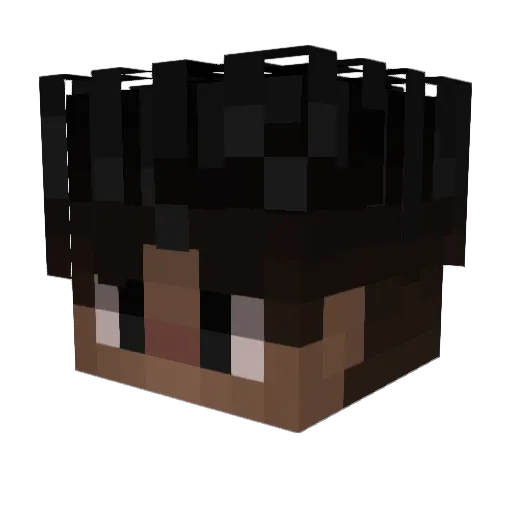 voidzrr Minecraft avatar head, 3D render