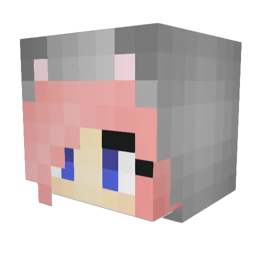 vojkuha88 Minecraft avatar head, 3D render