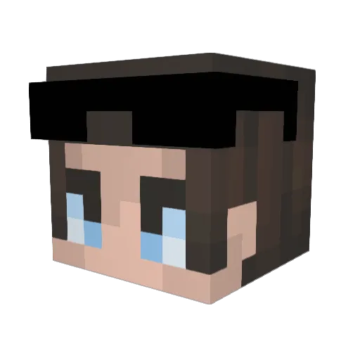 voladir Minecraft avatar head, 3D render
