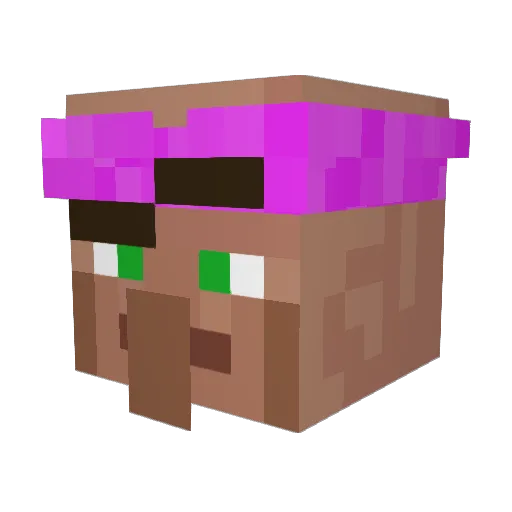 volcano38 Minecraft avatar head, 3D render