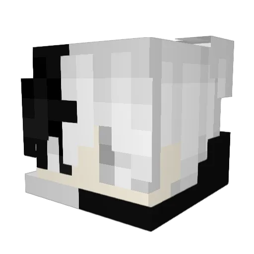 voldsky Minecraft avatar head, 3D render