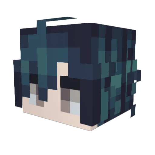voldwalker1 Minecraft avatar head, 3D render