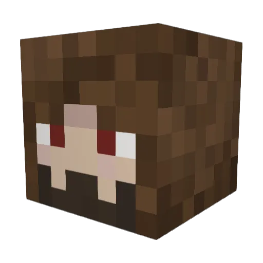 volgorean Minecraft avatar head, 3D render