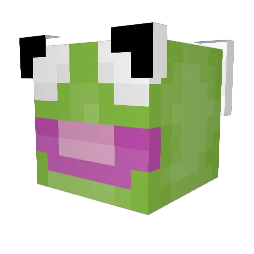 volimajvar Minecraft avatar head, 3D render