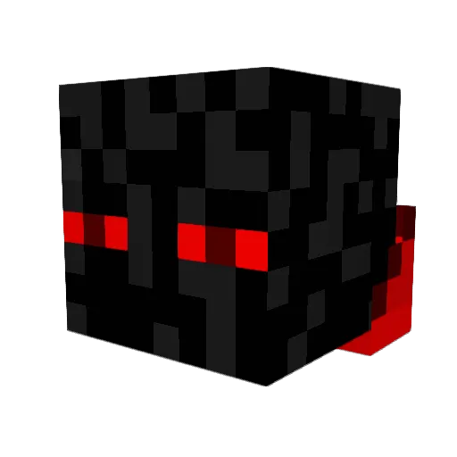 volkiXD Minecraft avatar head, 3D render