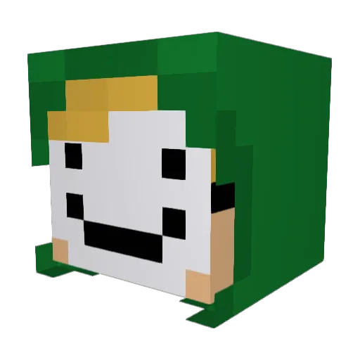volkitolki12 Minecraft avatar head, 3D render