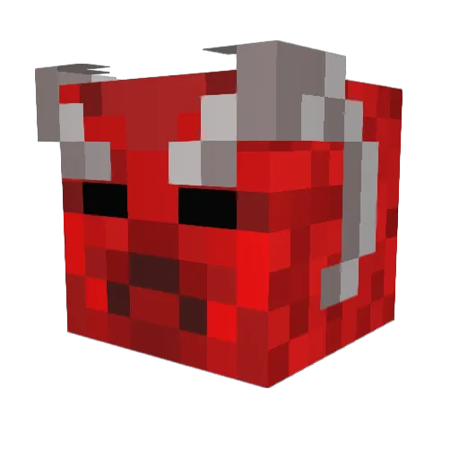 volkunn Minecraft avatar head, 3D render