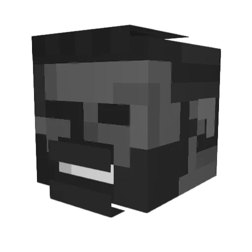 volo35 Minecraft avatar head, 3D render