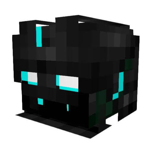 voltac Minecraft avatar head, 3D render