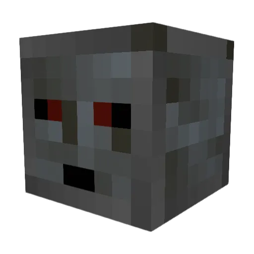 volterXY Minecraft avatar head, 3D render