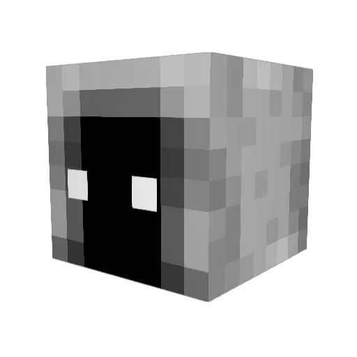 volton69 Minecraft avatar head, 3D render