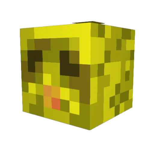 voltsi Minecraft avatar head, 3D render
