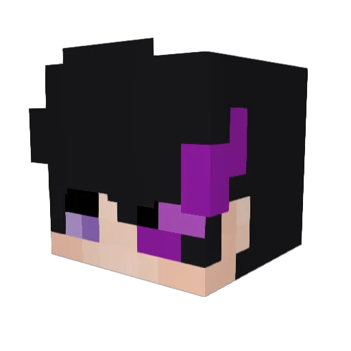 voltzbetter Minecraft avatar head, 3D render