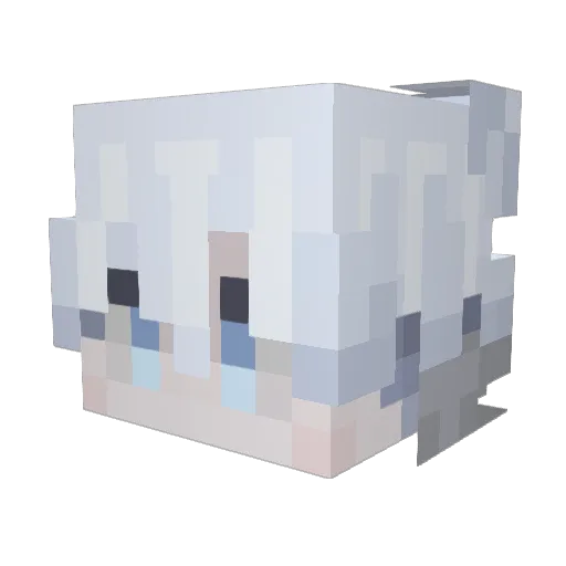 voltzery Minecraft avatar head, 3D render