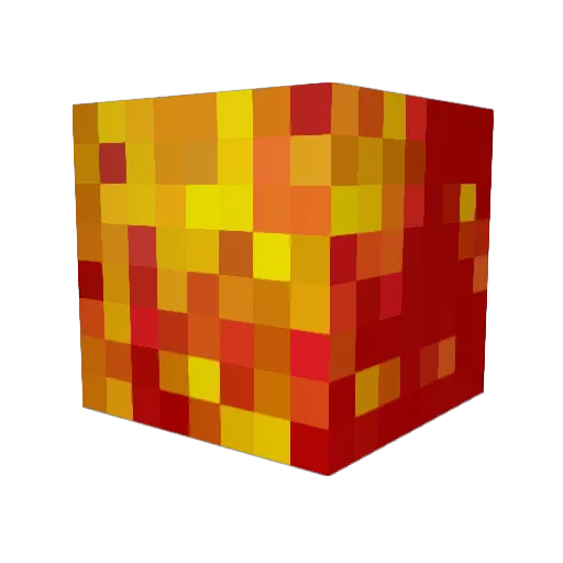 volunter Minecraft avatar head, 3D render