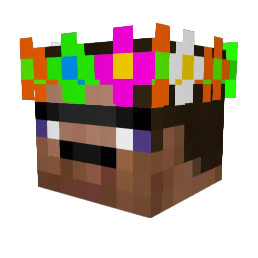 volvic187 Minecraft avatar head, 3D render