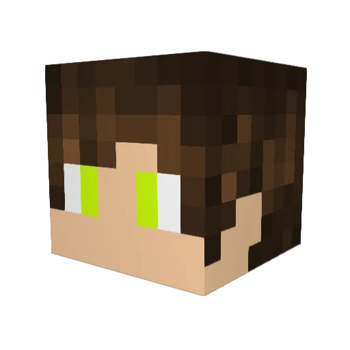 volzer__ Minecraft avatar head, 3D render