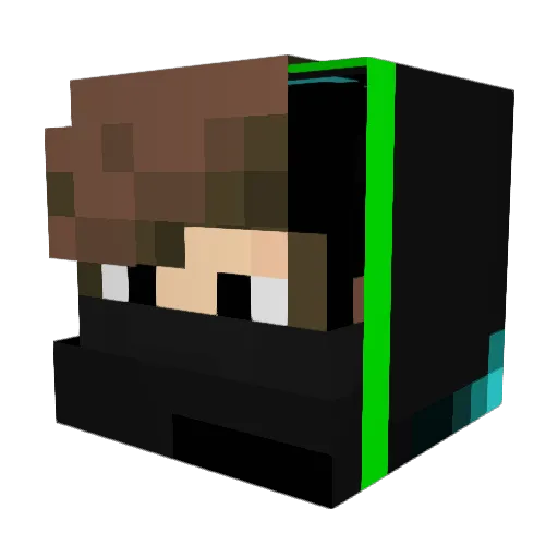 vomir23 Minecraft avatar head, 3D render