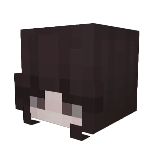 vonballa Minecraft avatar head, 3D render