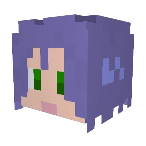 vonblaze Minecraft avatar head, 3D render