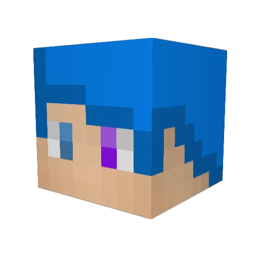 vonbuchwald Minecraft avatar head, 3D render