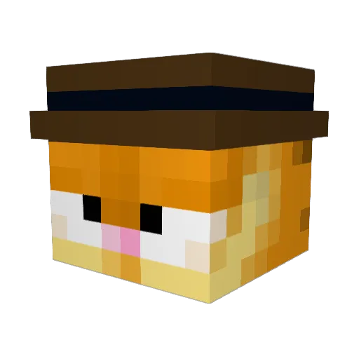 vonelissimo Minecraft avatar head, 3D render
