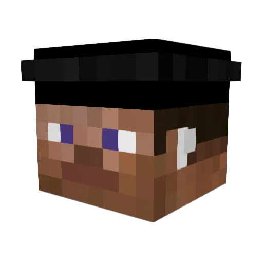 vongriff Minecraft avatar head, 3D render