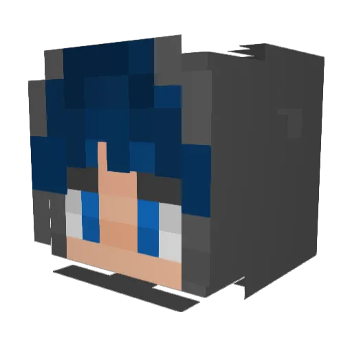 vonjurr Minecraft avatar head, 3D render