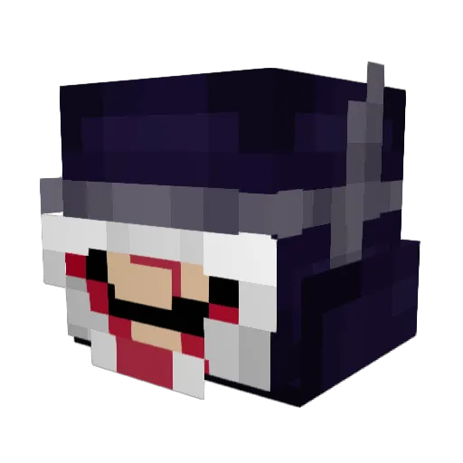 vonshway Minecraft avatar head, 3D render