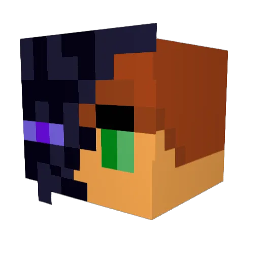 vonuhl Minecraft avatar head, 3D render