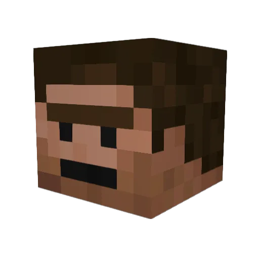 vonxi_ Minecraft avatar head, 3D render