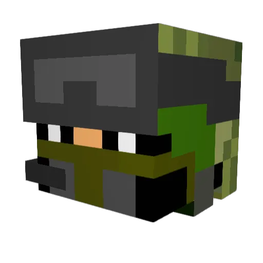 vonyuchkins Minecraft avatar head, 3D render