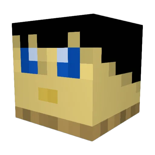 voodostrife Minecraft avatar head, 3D render