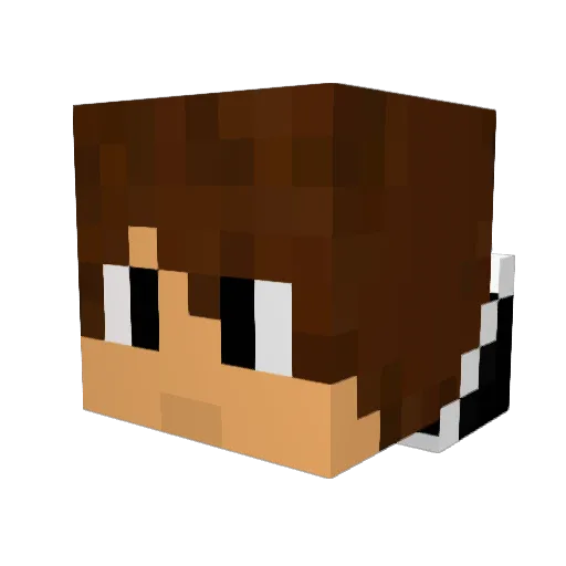 vordak123 Minecraft avatar head, 3D render