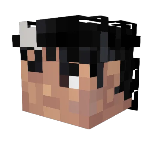 vordak12 Minecraft avatar head, 3D render