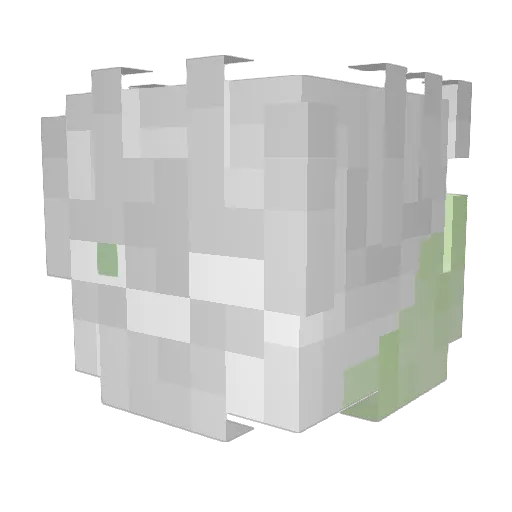 vorl Minecraft avatar head, 3D render