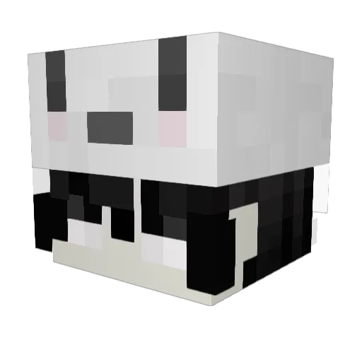 vorpion Minecraft avatar head, 3D render