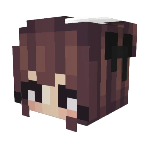 vos9 Minecraft avatar head, 3D render
