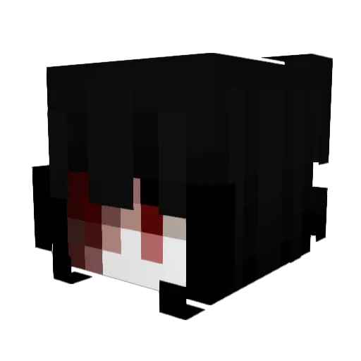 vosay Minecraft avatar head, 3D render
